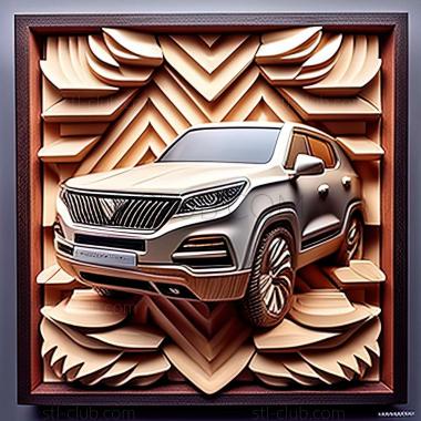 3D модель SsangYong Rexton (STL)